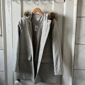 NWT J. Crew jacket Vail Parka size 6